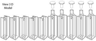 Types 52 and 53 dual path length or Fluorimeter cells