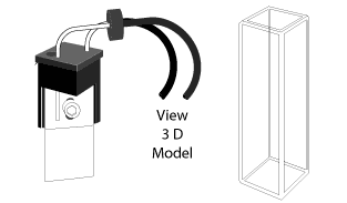 Coverslip  mount Cuvette